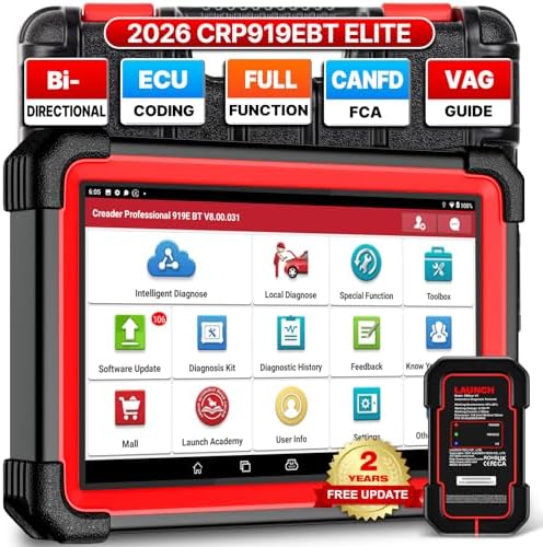 LAUNCH X431 CRP919EBT OBD2 Scanner, 2026 Wireless Bidirectional Scan Tool