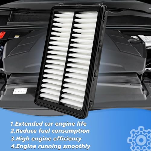 Not for hybrid, Cabin and Engine Air Filter Fits for 2022-2025 2026 Tucson, Santa Cruz, 2021-2026 Santa Fe, K5, 2020-2026 Sonata, 2023-2026 Sportage, Fits 97133-L0000, 28113-L1000, CF12820, CA12816