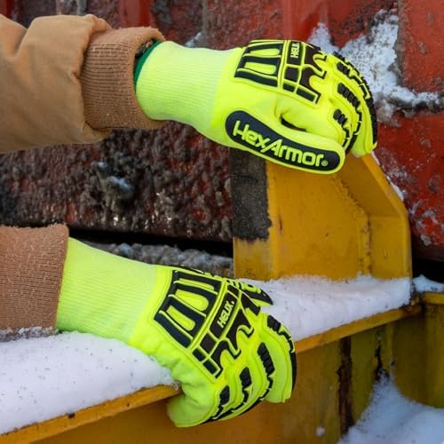 HexArmor Cold Weather Helix Series Gloves | Cut and Puncture Resistant | High-Dexterity | Touchscreen Capable