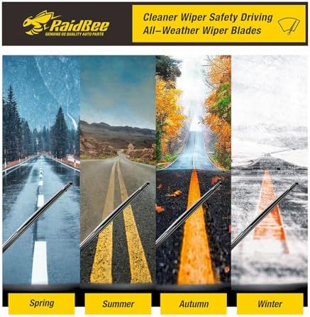 Raidbee® 11 inch Silicone Rear Wiper Blade Replacement for BMW X3 21-18 Escape 2022-2013,Expedition 2022-2018 Back Windshield Wiper Blade (11-G)
