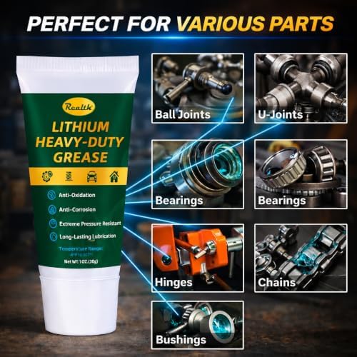 Realth Lithium Grease 1 oz High Temp Waterproof