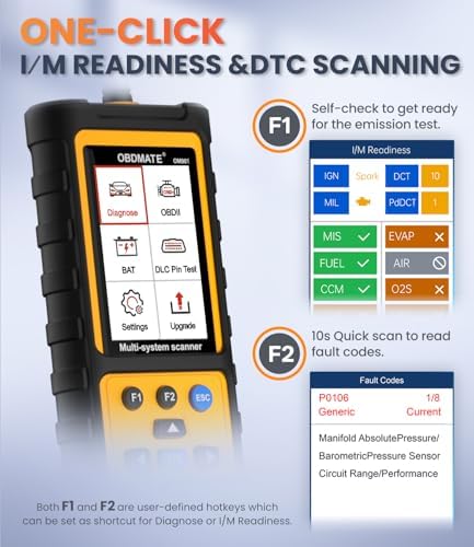 OBD2 Scanner with ABS SRS Transmission Diagnostic Tool
