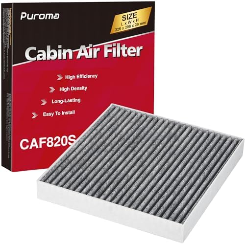 Puroma 1 Cabin Air Filter Activated Carbon for CF12820 Hyundai KIA Genesis