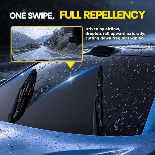 5 PLUS® 13" Silicone Wiper Blades(Pack of 1) - Premium Fit J-Hook Arm