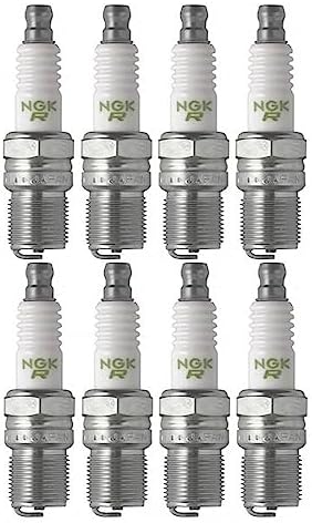 NGK BR7EF #3346 Spark Plugs - Set of 8 Nickel Copper for LS Engines