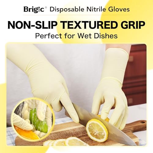 12 Inch Long Cuff Nitrile Gloves, Disposable Gloves