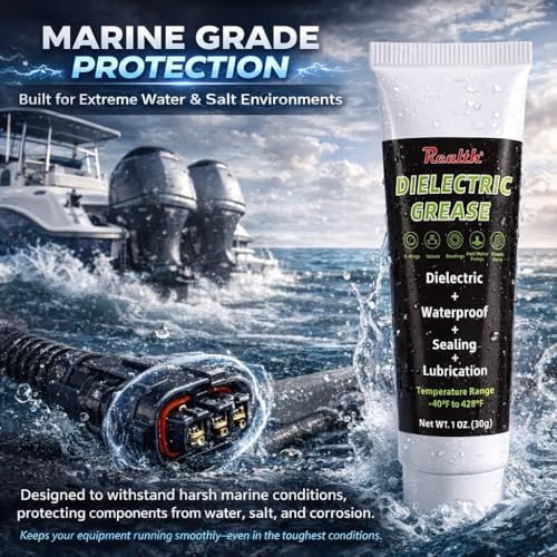 Realth Dielectric Grease for Electrical Connectors 1 oz, 2 Pack