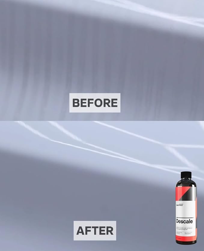CARPRO Descale Acidic Car Shampoo Wash Concentrate, Removes Minerals, Waxes, Sealants & Oils - Liter (34 fl oz)