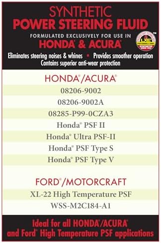 Lubegard 24242 COMPLETE Synthetic PSF for Honda and Acura, , 32 Ounces