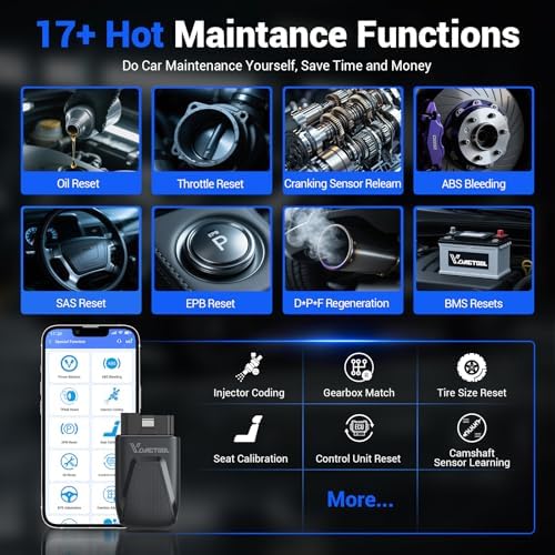 VDIAGTOOL D100 OBD2 Diagnostic Tool, Bidrectional Scan Tool, All System