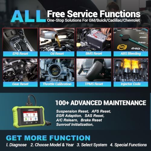 LAUNCH Creader Elite X500 for GM OBD2 Scanner Diagnostic Tool Full System