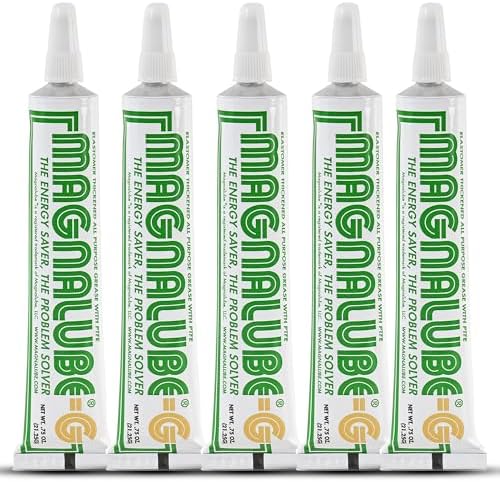 Magnalube-G All-Purpose PTFE Grease, Waterproof - 0.75 oz Tube, 5 Pack