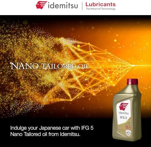 Idemitsu IFG5 0W-16 SP/GF-6B Full Synthetic Motor Oil – 1 Quart | Engineered for Superior Efficiency and Protection | Certified for Hybrid and Gasoline Engines