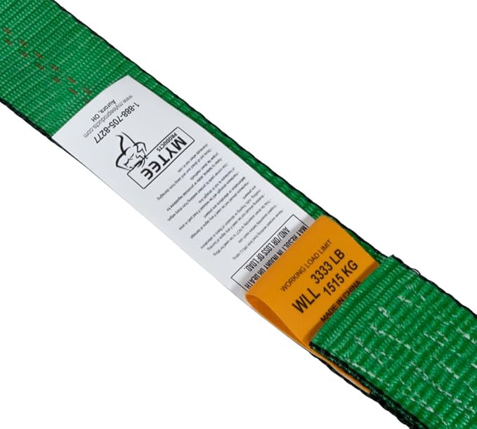 Mytee Products 10 Pack 2" x30' Green Ratchet Straps with Flat Hooks - 3,333 Lbs WLL - High Visibility Heavy Duty Tie Down Ratchet Straps for Flatbed, Truck, Trailers, Cargo, Pickup