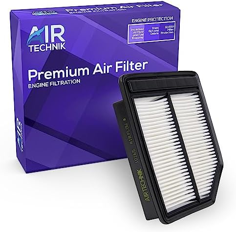 AirTechnik CA10165 Replacement Engine Air Filter | Fits 2006-2011 Honda Civic L4 1.8L - 17220-RNA-A00