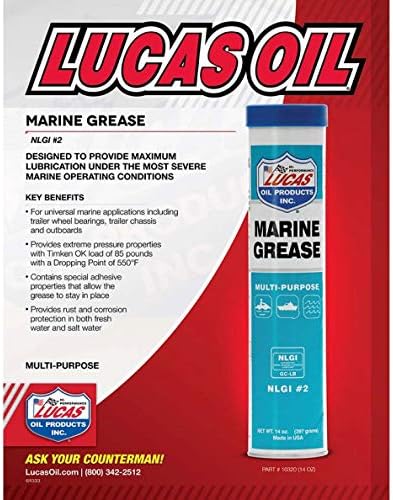 Lucas Oil 10320 Marine Grease - 14 Ounce (Pack of 30)