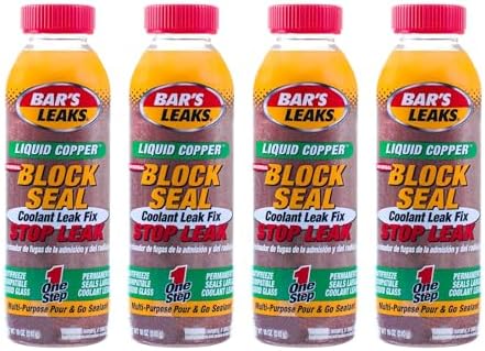 Bar's Leaks 1109-4PK Liquid Copper Block Seal, 18 oz, 4-Pack