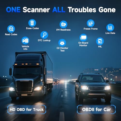 NEXAS NL102P Heavy Duty Truck Scanner with DPF Regeneration