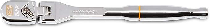 GEARWRENCH 1/4" Drive 120XP Full Polish Chrome Flex Head Teardrop Ratchet | 81012XP