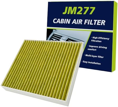 Capume Cabin Air Filter Fits for 2021-2025 2026 Rogue, 2019-2025 Altima, 2020-2025 Sentra, 2022-2025 QX55, 2022-2026 QX60, 2019-2025 QX50, Replacement for CF12552, 272775NA0A, 27277-6CA0A, 272776CA1A