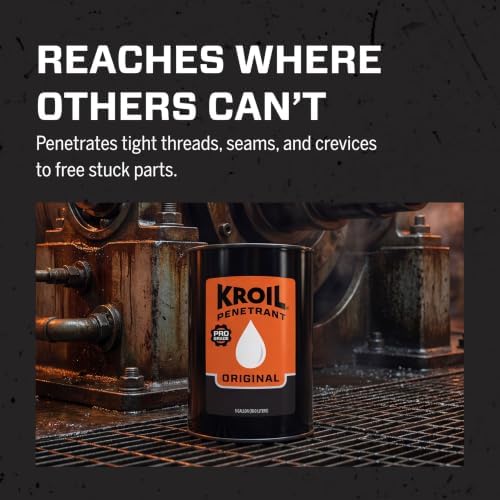 Kroil Original Penetrating Oil (Liquid-5 Gallon Pail-Single) | Penetrant for Rusted Bolts, Metal, Hinges, Chains, Moving Parts | Rust, Corrosion Inhibitor (KL051)