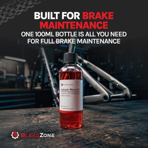 BleedZone Mineral Oil Brake Fluid for Shimano Tektro TRP, 100ml