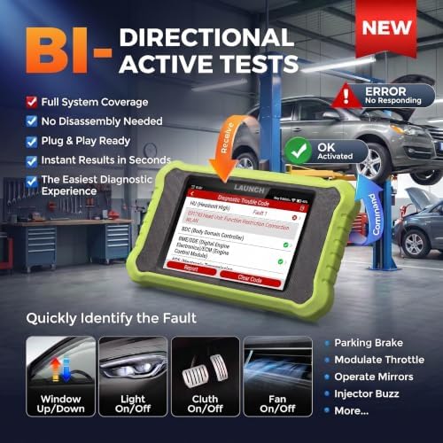 LAUNCH Creader Elite X500 for Honda OBD2 Scanner Bi-Directional Scan Tool