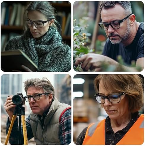 ProtectX Classic Safety Glasses, Anti-Fog Scratch Resistant Lenses
