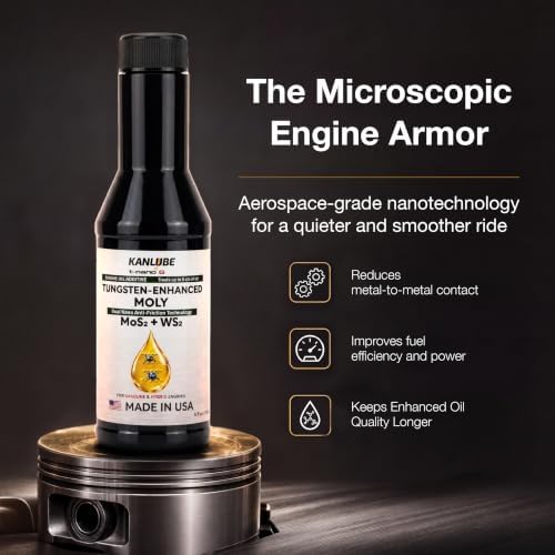 Engine Oil Additive for Car - WS₂+ MoS₂ Anti-friction Engine Treatment