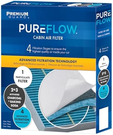 PUREFLOW PC99458X Cabin Air Filter | Fits 2018-2024 BMW X3 2.0L, 3.0L; 2022-2025 i4, X4 3.0L; 2021-2024 430i xDrive, 330e, 330e xDrive, Toyota GR Supra 2.0L; 2021-2022 iX3