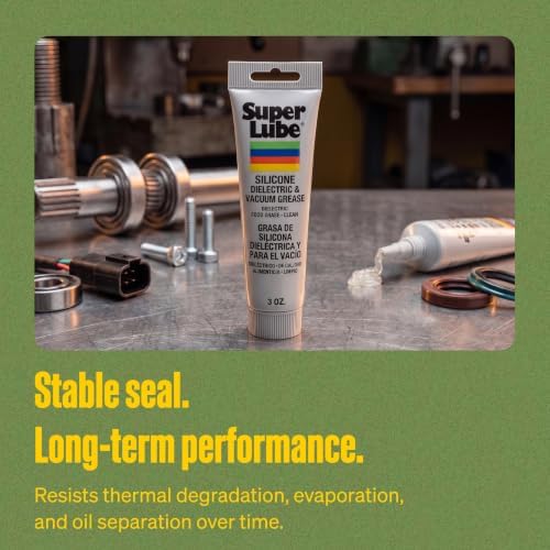 Super Lube 91003 Silicone High-Dielectric and Vacuum Grease, 3 oz.