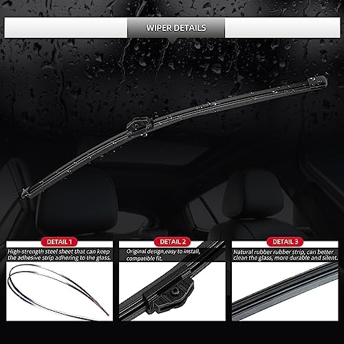 Rear Windshield Wiper Blade and Arm for BMW X2 2018-2023 for Car Window