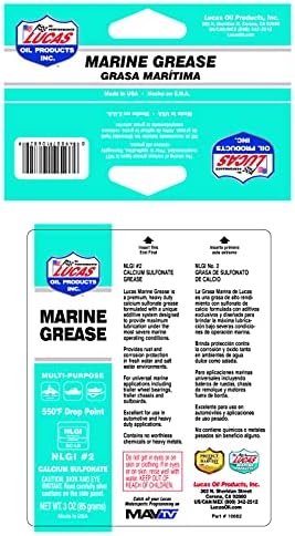 Lucas Oil 10682 Marine Grease 3 Ounce Combo Pack (Pack of 2)