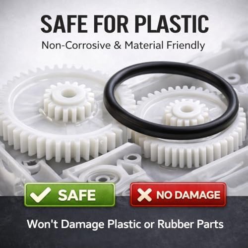Plastic Gear Lubricant Grease 1 oz Low Noise White Lithium Grease, 2 Pack