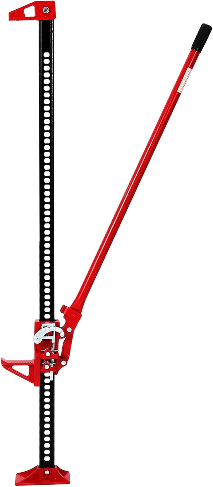 GarveeTech 60" Farm Jack, 3 Ton Capacity Ratcheting Off Road, Utility Heavy-Duty F-arm J-ack for Tractor, Truck, SUV, Lift Height 5.12-52 inches