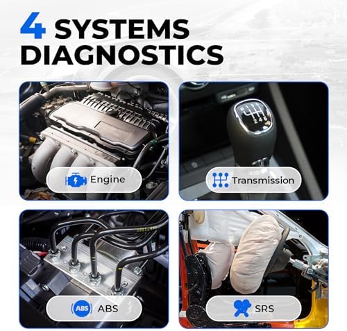TOPDON AD500 OBD2 Scanner Car Diagnostic Tool, Engine ABS SRS Transmission
