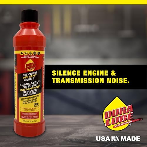 Dura Lube Severe Instant Quiet Helps Silence Engine and Transmission Noise | 8 oz., Single
