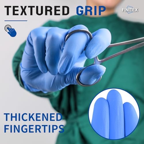 FINITEX Nitrile Disposable Medical Exam Gloves 4mil 100PCS Food Glove