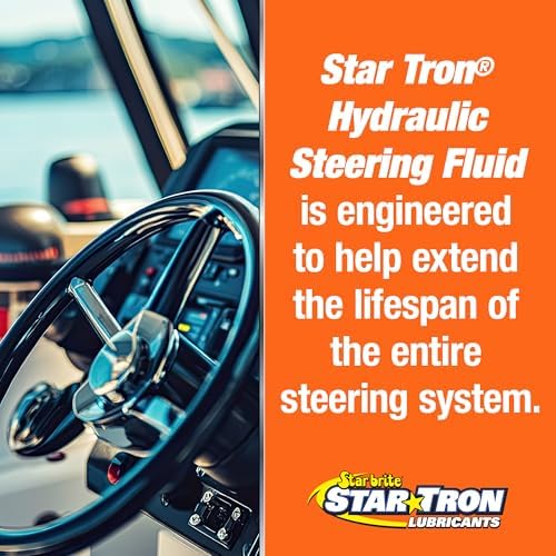 STAR BRITE Hydraulic Steering Fluid, Synthetic Blend, ISO 15, Marine-Grade