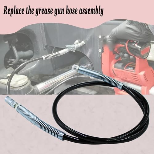 14-37-0300 48" Grease Gun Hose for Milwauk-ee 2446-20 Grease Gun