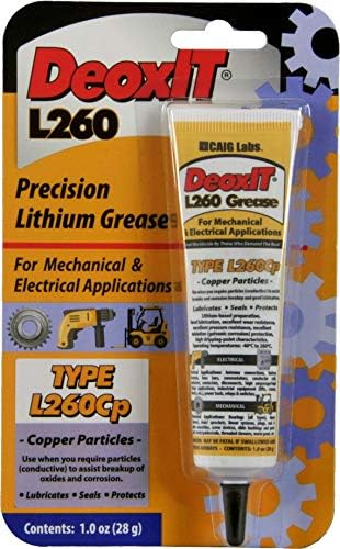 DeoxIT Lithium Grease Infused with Copper Particles 1oz Tube L260-C1