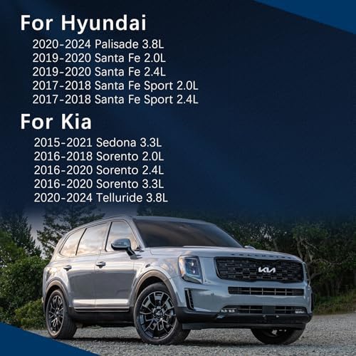 CA11943 Engine Air Filter for 2017-2024 Hyundai Palisade,Santa Fe,Santa Fe Sport,2016-2024 Kia Sedona,Sorento,Telluride 28113-A9100