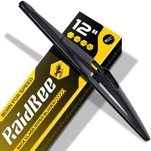 Rear Wiper Blade 12 inch, OEM Replacement for Nissan Rouge 2008-2025 Qashqai 17-23 Pathfinder 13-19 Kicks 18-24 Juke 11-17 Jeep Wrangler 07-18 +More Rear Windshield Wiper(H301/12-J)