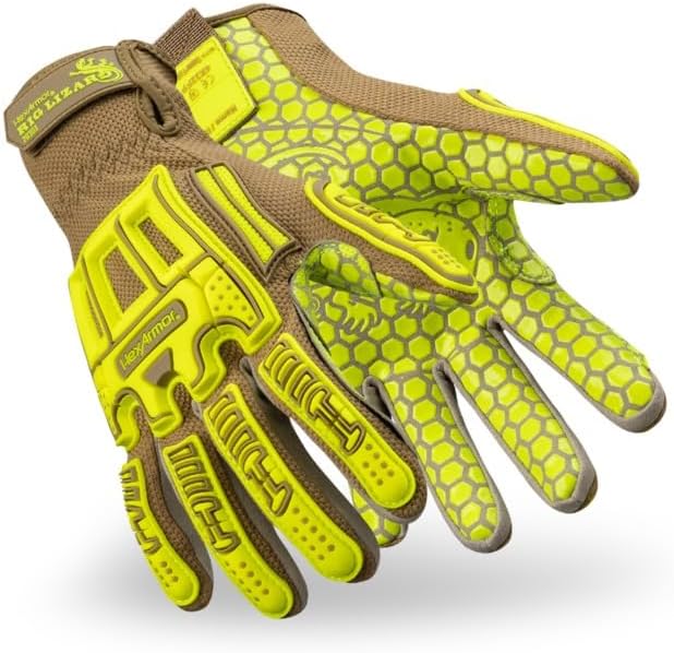 HexArmor Cut and Puncture Resistant Impact Protection Work Gloves | Rig Lizard® Series 2030X | X-Large
