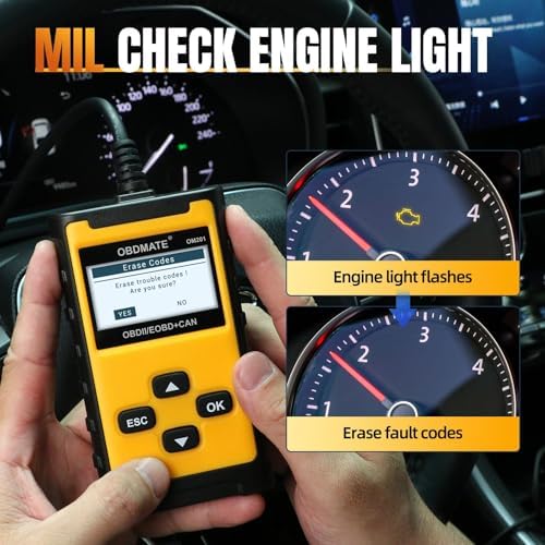 Check Engine Code Reader, OBDMATE OM201 OBD2 Diagnostic Tool
