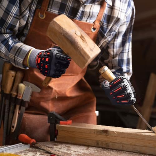 KAYGO Safety Work Gloves, MicroFoam Nitrile Coated, Men Women,KG18N