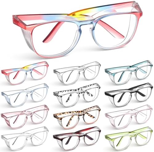 12 Pack Safety Glasses Goggles Anti-Fog Protective Eyewear