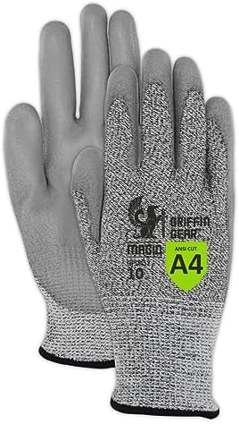 MAGID Griffin Gear ANSI A4 Sandy Nitrile Coated Work Gloves