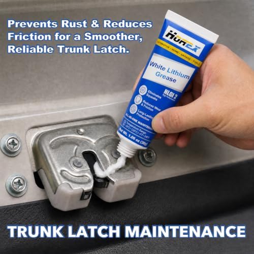 White Lithium Grease Tube Automotive Lubricant 1oz Multi-Purpose Lube