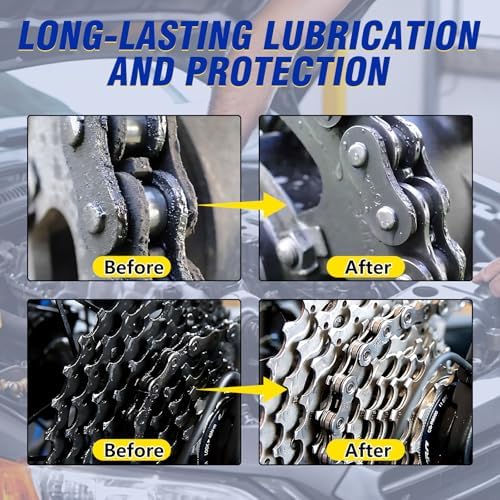 White Lithium Grease 60ml, Multi-Purpose Garage Door Lubricant with Brush, Bike Grease for Hinges, Bearings, Gears,Track Rail, Ideal for Household, Marine, Automotive, Industrial